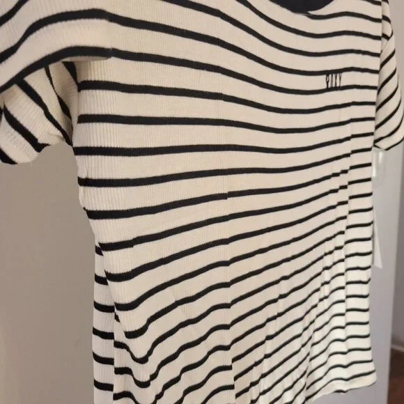 Roxy Ribbed  Striped Tee - Picture 2 of 7